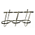Suporte Porta Defensas Triplo Overboat em Aço Inox 304 para G5/F2/F3 - Imagem 1