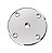 Base Flange Overboat Compacta em Aço Inox 304 para Churrasqueira Rosca 1/2" - Imagem 1