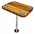 Mesa Náutica Completa Overboat 45x58cm com Pedestal Inox e Porta-Copos - Imagem 6