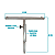 Churrasqueira de Costado em Aço Inox 304 Overboat CTG-314 com Tábua de Teca e Suporte para Guarda-Sol - Imagem 7