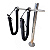 Par de Suportes Articulados Overboat em Inox 304 P/ Stand Up Paddle Guarda-Mancebo 1" 25mm Prancha. - Imagem 5