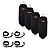 Kit Completo 4 Defensas Náuticas G3 com Capas e Cabos de Amarração - Imagem 1