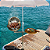 Churrasqueira Náutica em Aço Inox Overboat PGM-350-G com Tábua e Guarda-Sol Integrado. (Popa) - Imagem 1
