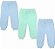 KIT CALÇA INFANTIL CANELADA AZUL/VERDE/AZUL - JEITO INOCENTE - Imagem 1