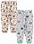 KIT CALÇA INFANTIL CANELADA ESTAMPADO BRANCO/OFF WHITE- JEITO INOCENTE - Imagem 1
