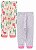 KIT CALÇA INFANTIL CANELADA ESTAMPADO BRANCO/OFF WHITE - JEITO INOCENTE - Imagem 1