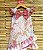 VESTIDO INFANTIL GANSO DE LAÇO E BABADO COLORIDO - CAPILÉ - Imagem 1