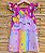 VESTIDO INFANTIL CHUVA DE AMOR COLORIDO - CAPILÉ - Imagem 1