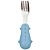 Kit Talher Em Inox Com Cabo Em Silicone Bebê Buba - Imagem 5