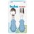 Kit Talher Em Inox Com Cabo Em Silicone Bebê Buba - Imagem 6