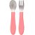 Kit Talheres Bubazoo Garfo E Colher Em Inox Para Bebê Buba - Imagem 5
