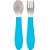 Kit Talheres Bubazoo Garfo E Colher Em Inox Para Bebê Buba - Imagem 6