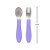 Kit Talheres Bubazoo Garfo E Colher Em Inox Para Bebê Buba - Imagem 18