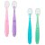 Kit 2 Colheres em Silicone Macio Introdução Alimentar Buba - Imagem 1