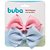 Kit 2 Laços Com Presilha Infantil Rosa e Azul Buba - Imagem 1