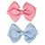 Kit 2 Laços Com Presilha Infantil Rosa e Azul Buba - Imagem 3