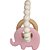 Mordedor Em Silicone E Bambu Elefante Rosa Buba - Imagem 3