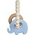 Mordedor Em Silicone E Bambu Elefante Azul Buba - Imagem 3