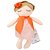 Boneca De Pelúcia 30cm Laranja Pimpolho - Imagem 3