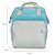 Mochila de Maternidade Bolsa Impermeável Azul/Cinza Pimpolho - Imagem 5