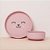 Bowl Em Silicone Com Ventosa Gumy Rosa Buba - Imagem 4