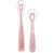 Kit 2 Colheres Em Silicone Fase 1 E 2 Rosa Buba - Imagem 2