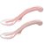 Kit 2 Colheres Em Silicone Fase 2 Rosa Buba - Imagem 1