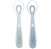 Kit 2 Colheres Em Silicone Fase 2 Azul - Imagem 2