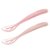 Kit 2 Colheres Em Silicone Fase 1 Rosa Buba - Imagem 1