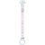 Prendedor De Chupeta Com Argola Silicone Estrelas Rosa Buba - Imagem 3