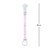 Prendedor De Chupeta Com Argola Silicone Estrelas Rosa Buba - Imagem 6