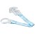Prendedor De Chupeta Com Argola Silicone Estrelas Azul Buba - Imagem 2
