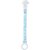 Prendedor De Chupeta Com Argola Silicone Estrelas Azul Buba - Imagem 3
