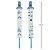 Kit 2 Prendedores De Chupeta Estrelas Azul Buba - Imagem 4
