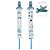 Kit 2 Prendedores De Chupeta Estrelas Azul Buba - Imagem 2
