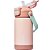 Copo Térmico Parede Dupla Com Bico E Canudo Blush Nude Buba - Imagem 3