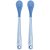 Kit 2 Colheres Termossensíveis Azul Buba - Imagem 1