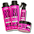 Kit Completo Liso Perfeito Pós Química Tratamento Profissional Glatten - Imagem 2