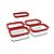 Kit Conjunto de 05 Potes Herméticos para Mantimentos Acrílico 90 – Kit 5 - Imagem 1