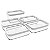 Kit Conjunto de 05 Potes Herméticos para Mantimentos Acrílico 150 – Kit 5 - Imagem 1