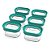 Kit Conjunto de 06 Potes Herméticos para Mantimentos Temperos Acrílico 60 – Kit 6 - Imagem 3