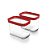 Kit Conjunto de 02 Potes Herméticos para Mantimentos Acrílico 90 - 1000ml - Imagem 5