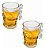 Jogo C/ 2 Canecas Para Chopp Cerveja De Vidro Caveira 500ml - Imagem 1