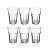 Jogo Kit 06 Copos Vidro Grosso Suco Água Drink Cerveja 420ml - Imagem 1