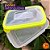 Kit Conjunto 6 Potes De Plástico Marmita Mantimentos 500ml - Imagem 5