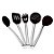 Kit Conjunto Utensílios Profissional 5 Peças Cozinha Silicone Inox - Imagem 2