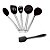 Kit Conjunto Utensílios Profissional 6 Peças Cozinha Silicone Inox Pão Duro - Imagem 1