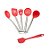 Kit Conjunto Utensílios Profissional 6 Peças Cozinha Silicone Inox Pão Duro - Imagem 4
