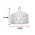 Bombonieres Baleiro De Vidro Com Tampa 590 ML Decorativo Resistente Elegante Luxo Diamond - Imagem 4