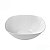 Jogo 6 Bowls Tigela Quadrado Opaline Vidro Branco 19x6 cm - Imagem 1